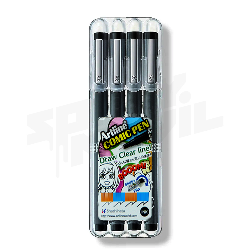 Artline Comic Pen - Micropunta SET : 01 - 03 - 05 - 07 image 1