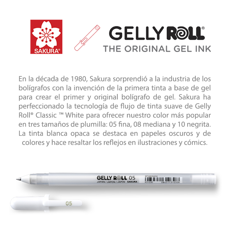 Sakura Gelly Roll White 08 image 2