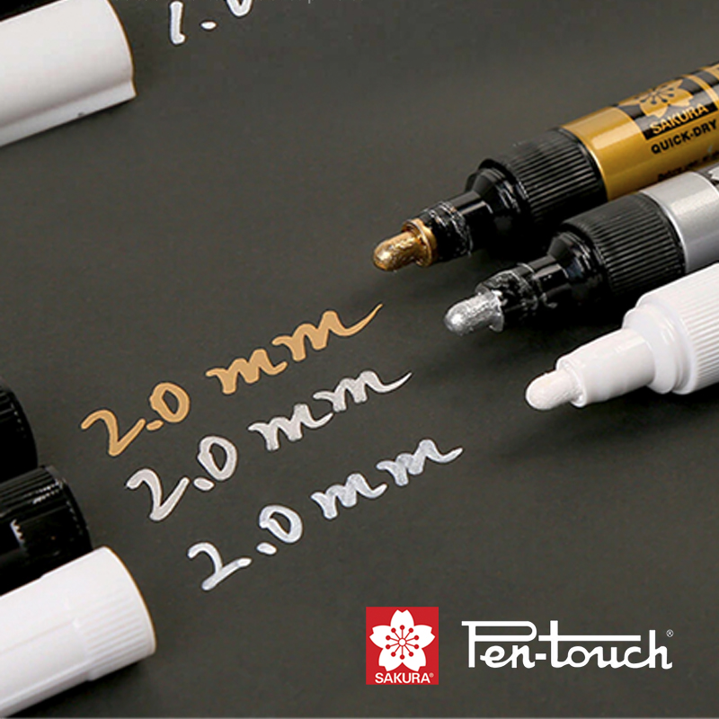 SET PEN TOUCH BOLD 2MM - 3UND - SAKURA image 2