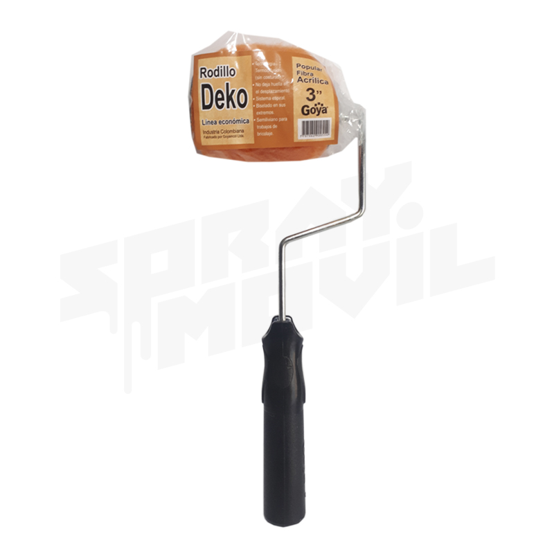 Rodillo Felpa Deko Mandarina Eco 3" Goya