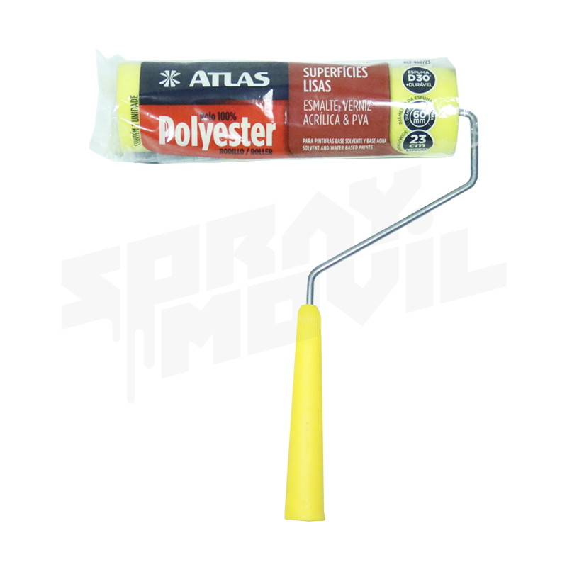 Rodillo Esponja Poliester Jaula 9" Atlas