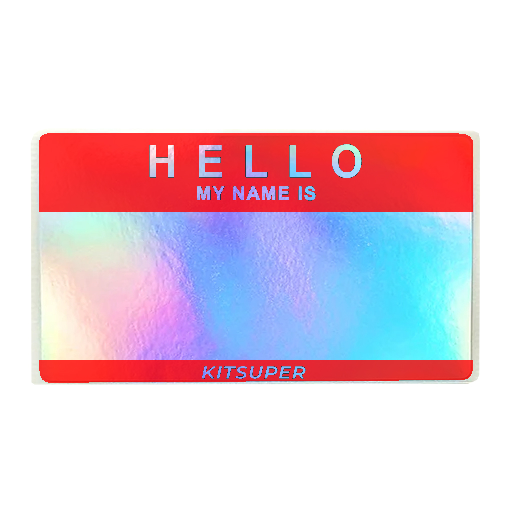 Eggshell Stickers Holografico KITSUPER (Unidad) H image 1